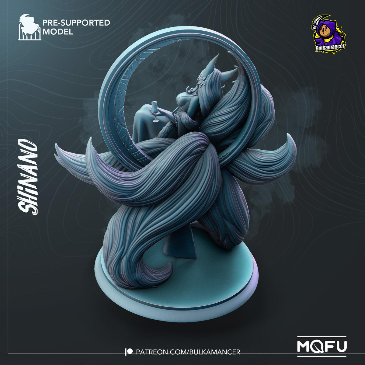 Shinano Figure - Azur Lane - 3D printed miniature detail view