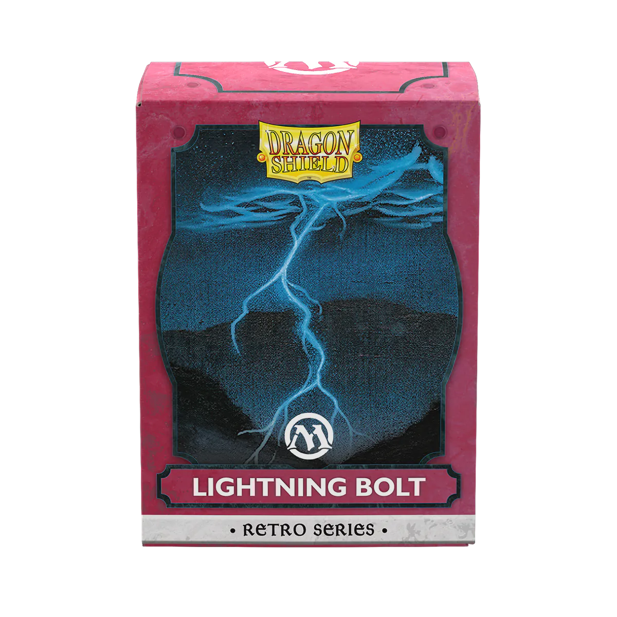 Dragon Shield MTG Retro Series - Lightning Bolt Brushed Art Sleeves (100) - official product image 2