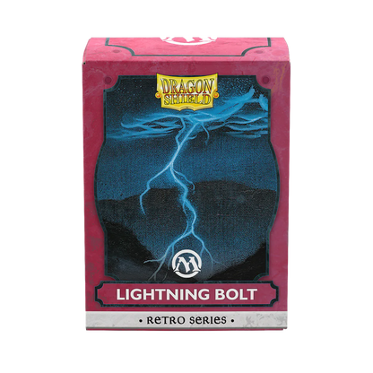 Dragon Shield MTG Retro Series - Lightning Bolt Brushed Art Sleeves (100) - official product image 2