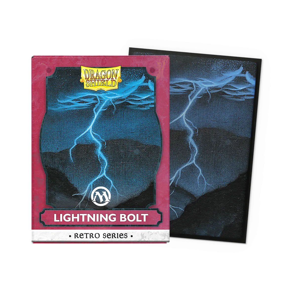 Dragon Shield MTG Retro Series - Lightning Bolt Brushed Art Sleeves (100) - official product image 4