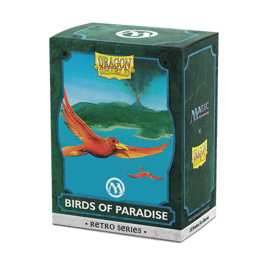 Dragon Shield MTG Retro Series - Birds of Paradise Brushed Art Sleeves (100) - official product image
