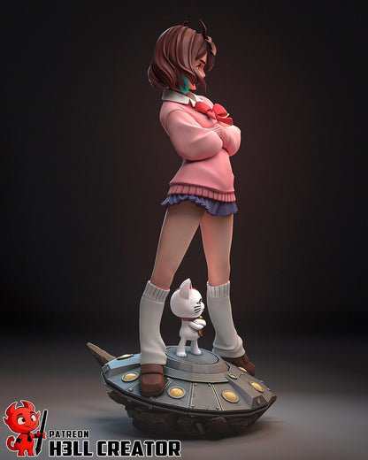 Momo Ayase DanDaDan Figure - resin miniature view 7