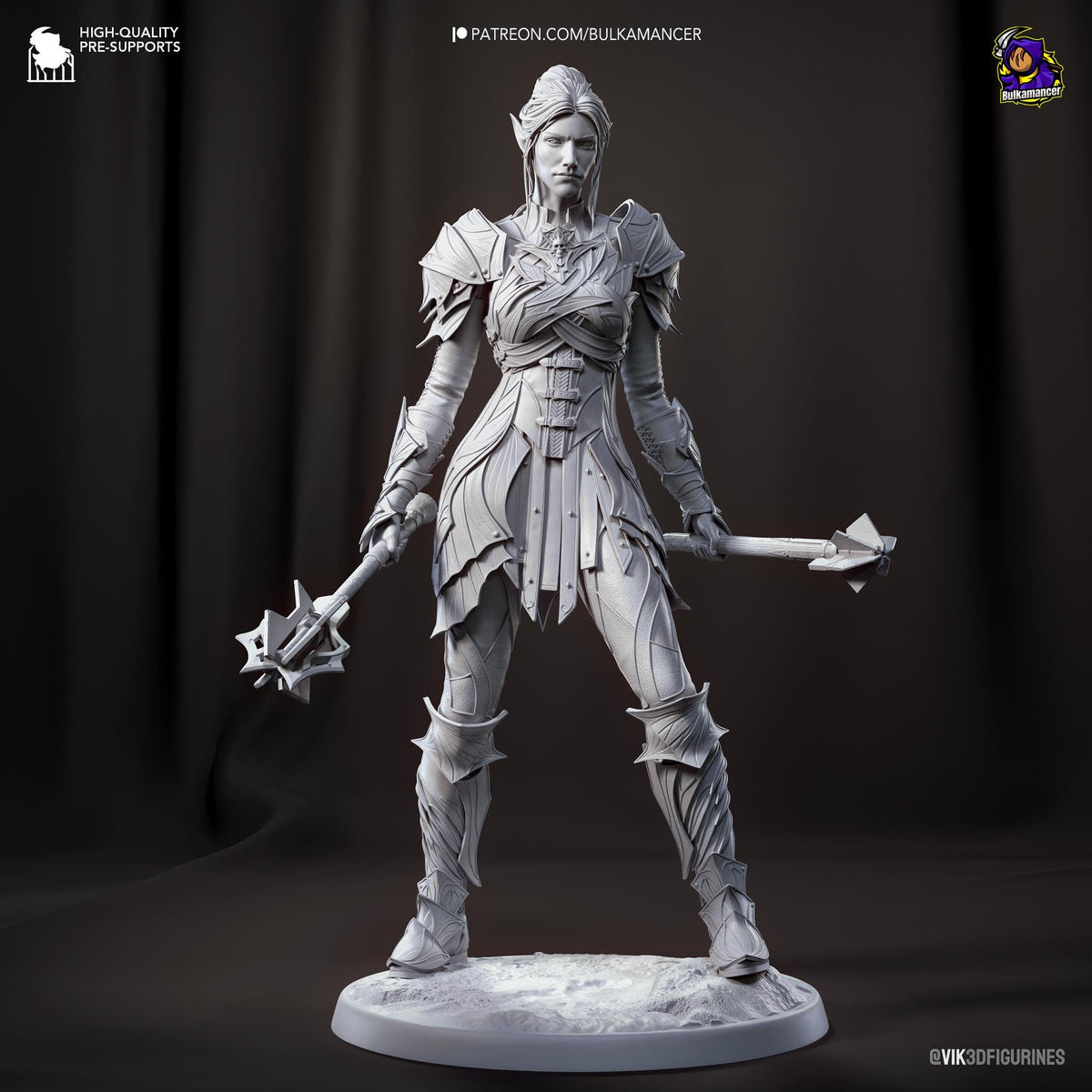 Minthara Figure - Baldur's Gate 3 - paintable tabletop miniature product view