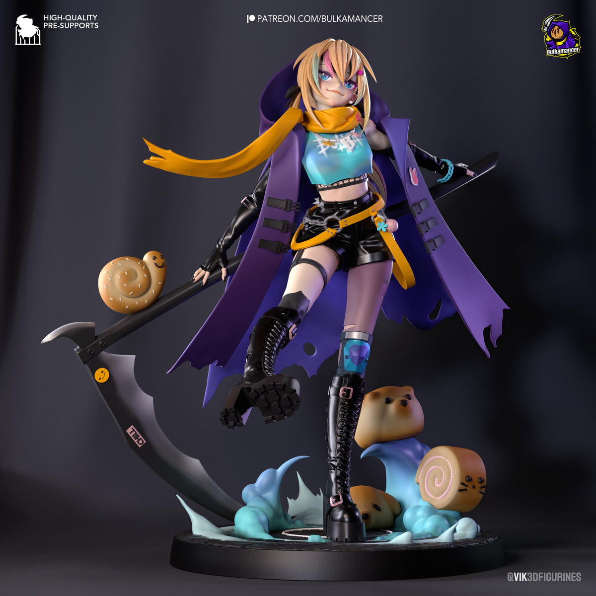 Bulka Crustreaper Unbreadable Figure - resin tabletop miniature front view