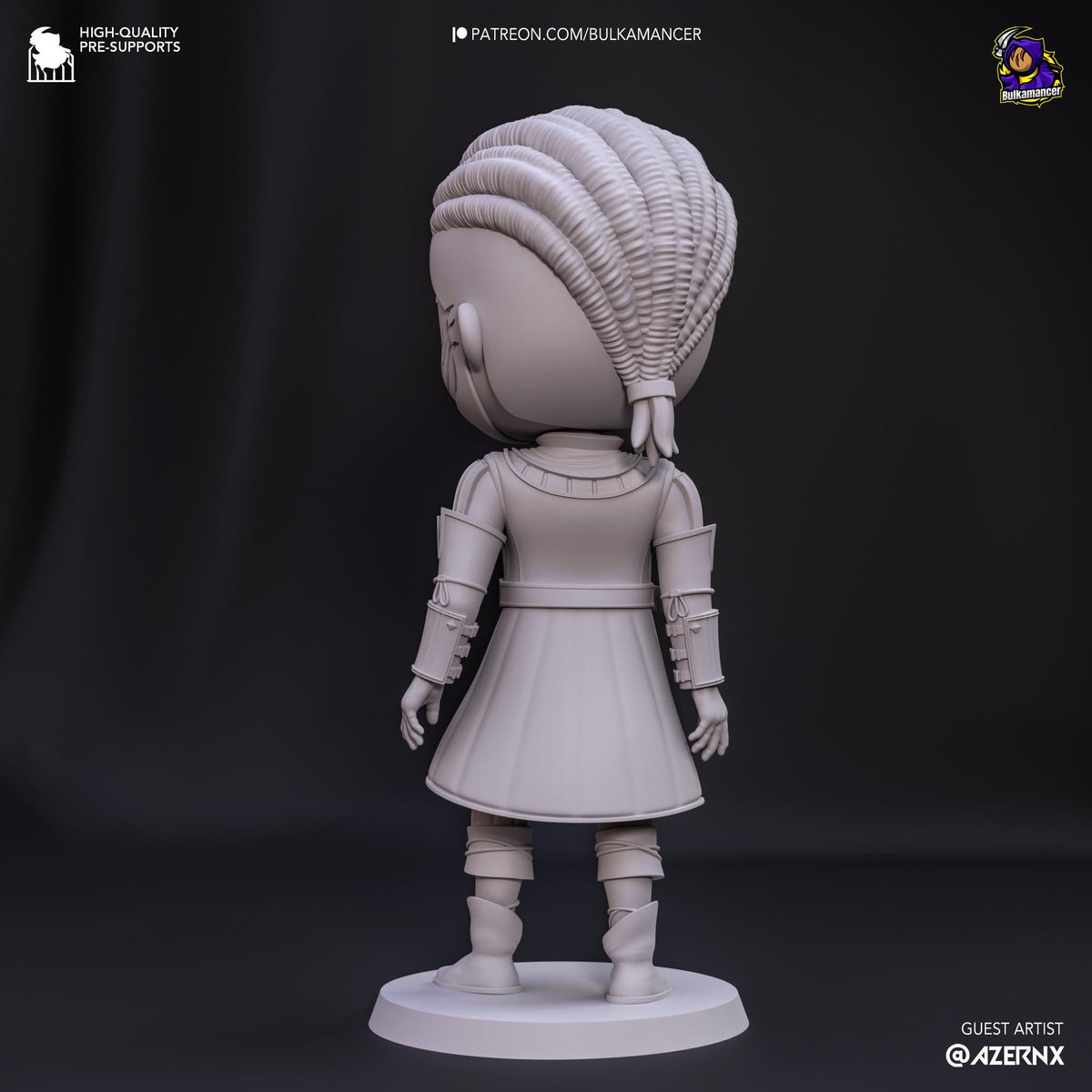 Wyll Chibi Figure - Baldur's Gate 3 - resin miniature view 5