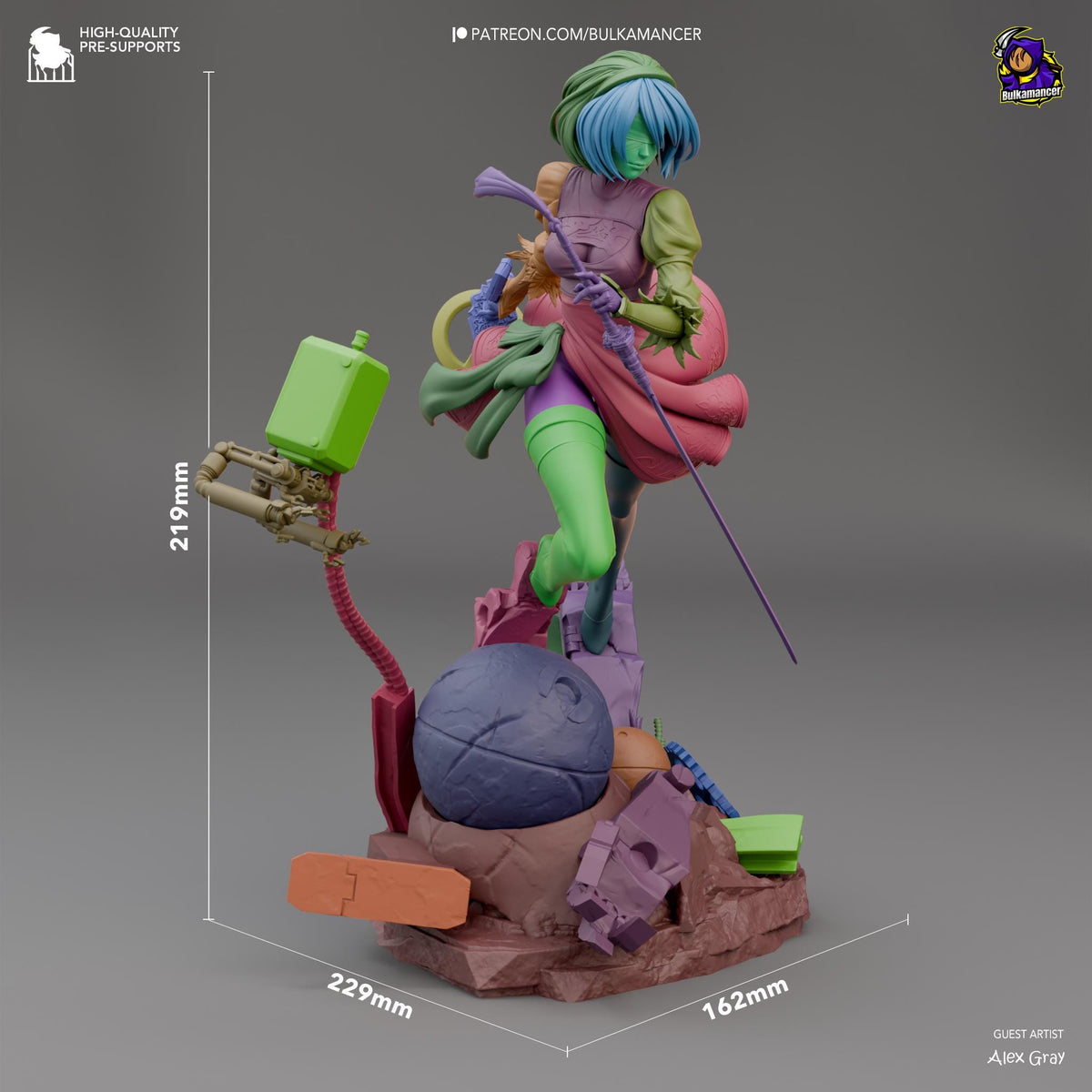 2B Figure - NieR: Automata - resin miniature view 8