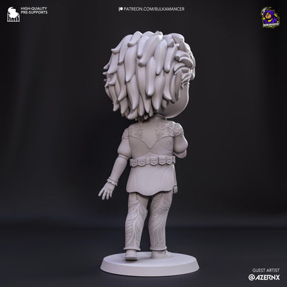 Astarion Chibi Figure - Baldur's Gate 3 - resin miniature view 5