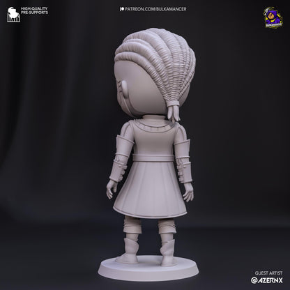 Wyll Chibi Figure - Baldur's Gate 3 - resin miniature view 6