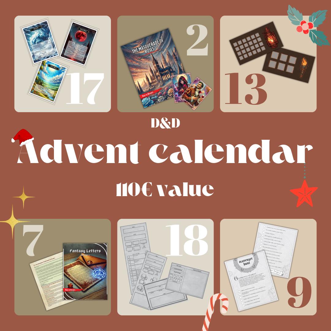 Advent Calendar - digital download preview