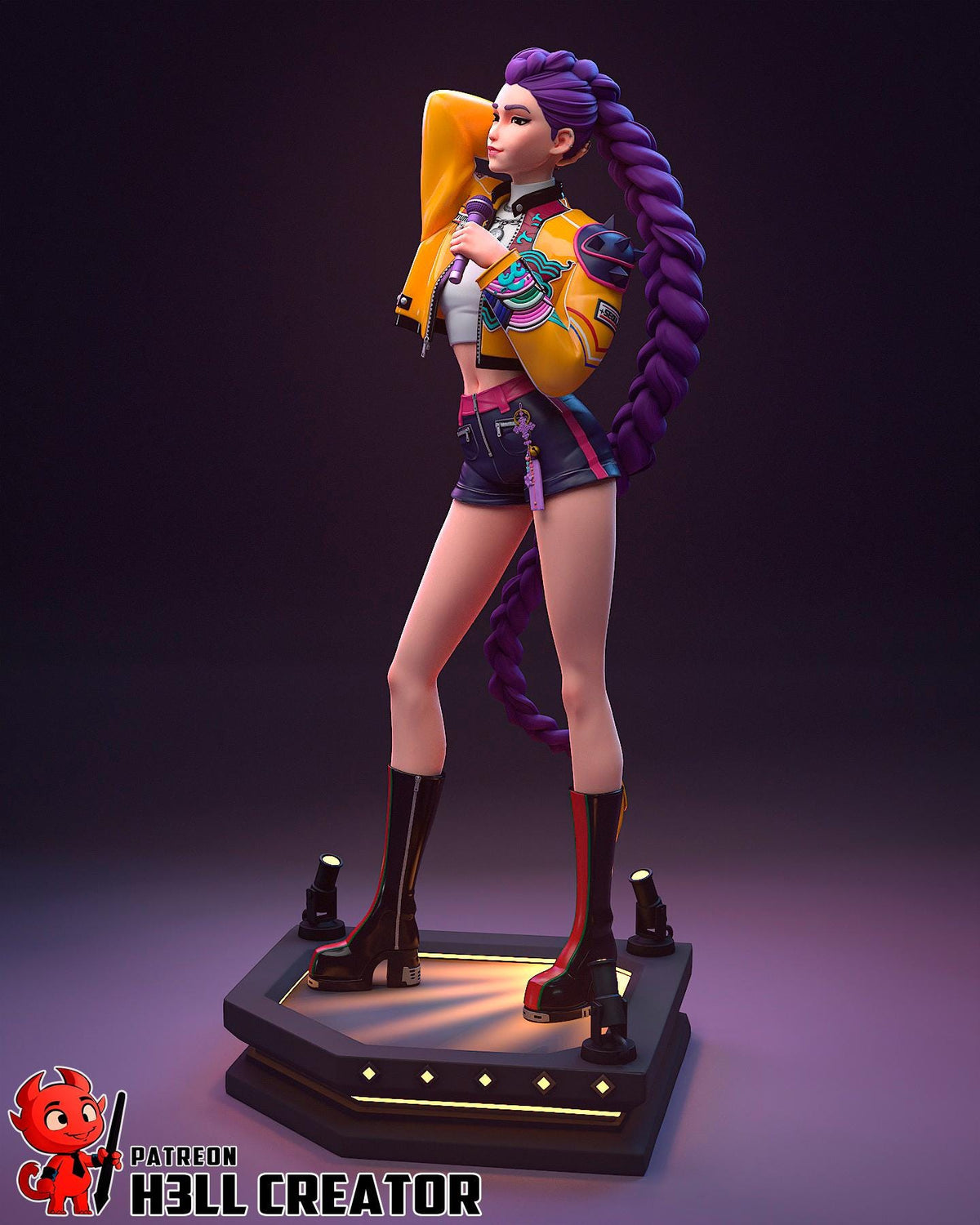 Rumi KPop Demon Hunters Figure - resin miniature view 6