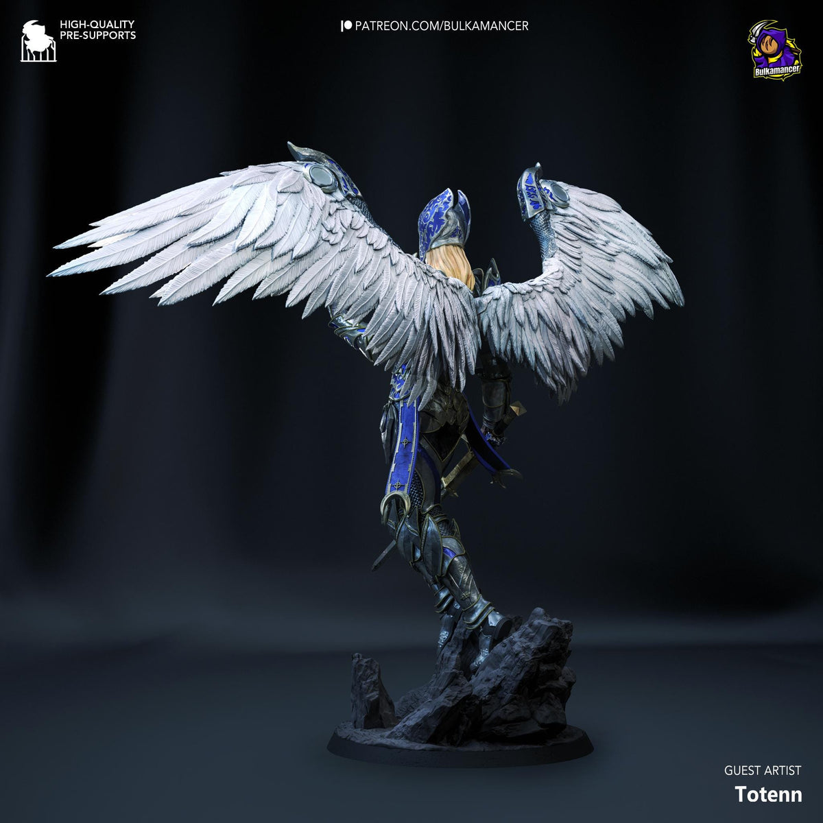 Dame Aylin Figure - Baldur's Gate 3 - resin tabletop miniature alternate angle