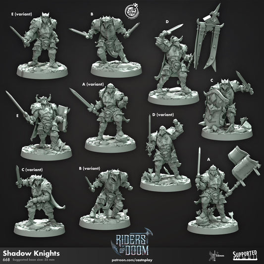 Paladin Miniature - resin tabletop miniature front view