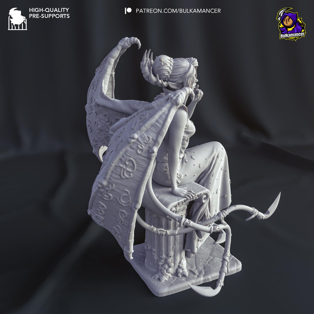 Nocticula Figure - Wrath of the Righteous - resin miniature view 5