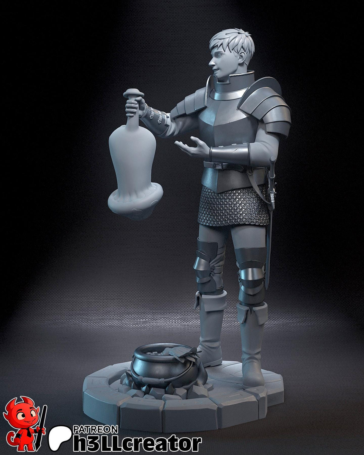Laios Touden Figure - Delicious in Dungeon - resin miniature view 6