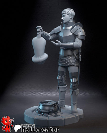Laios Touden Figure - Delicious in Dungeon - resin miniature view 6