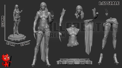 X 23 Figure - resin miniature view 8