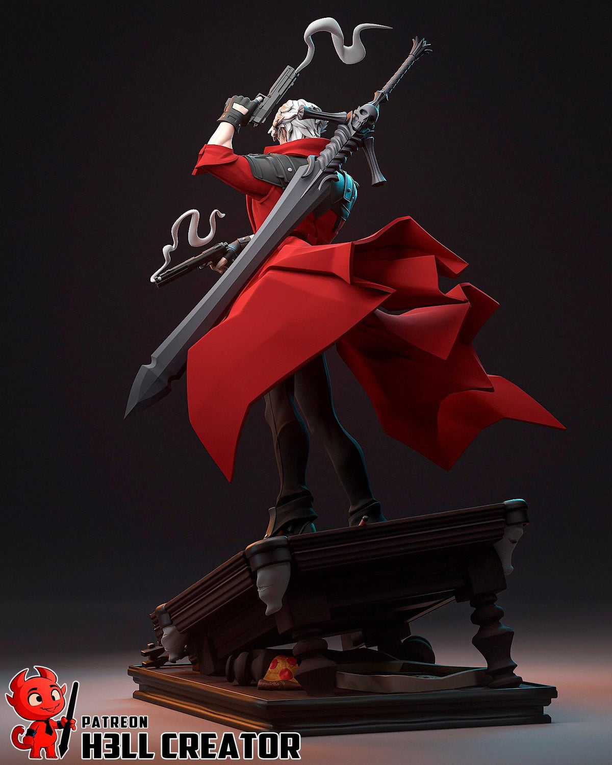Dante Devil May Cry 4 Figure - resin miniature view 5