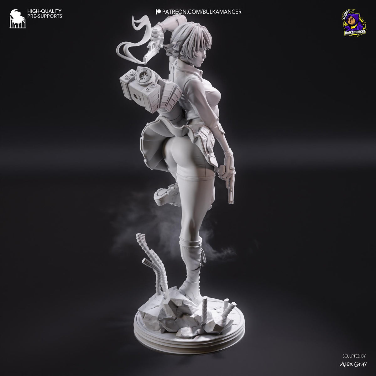Lady Devil May Cry 3 Figure - resin miniature view 6