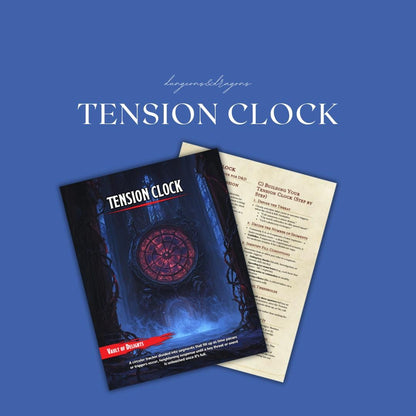 Tension Clock - digital download preview