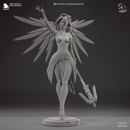 Mercy Figure - Overwatch - resin miniature view 5