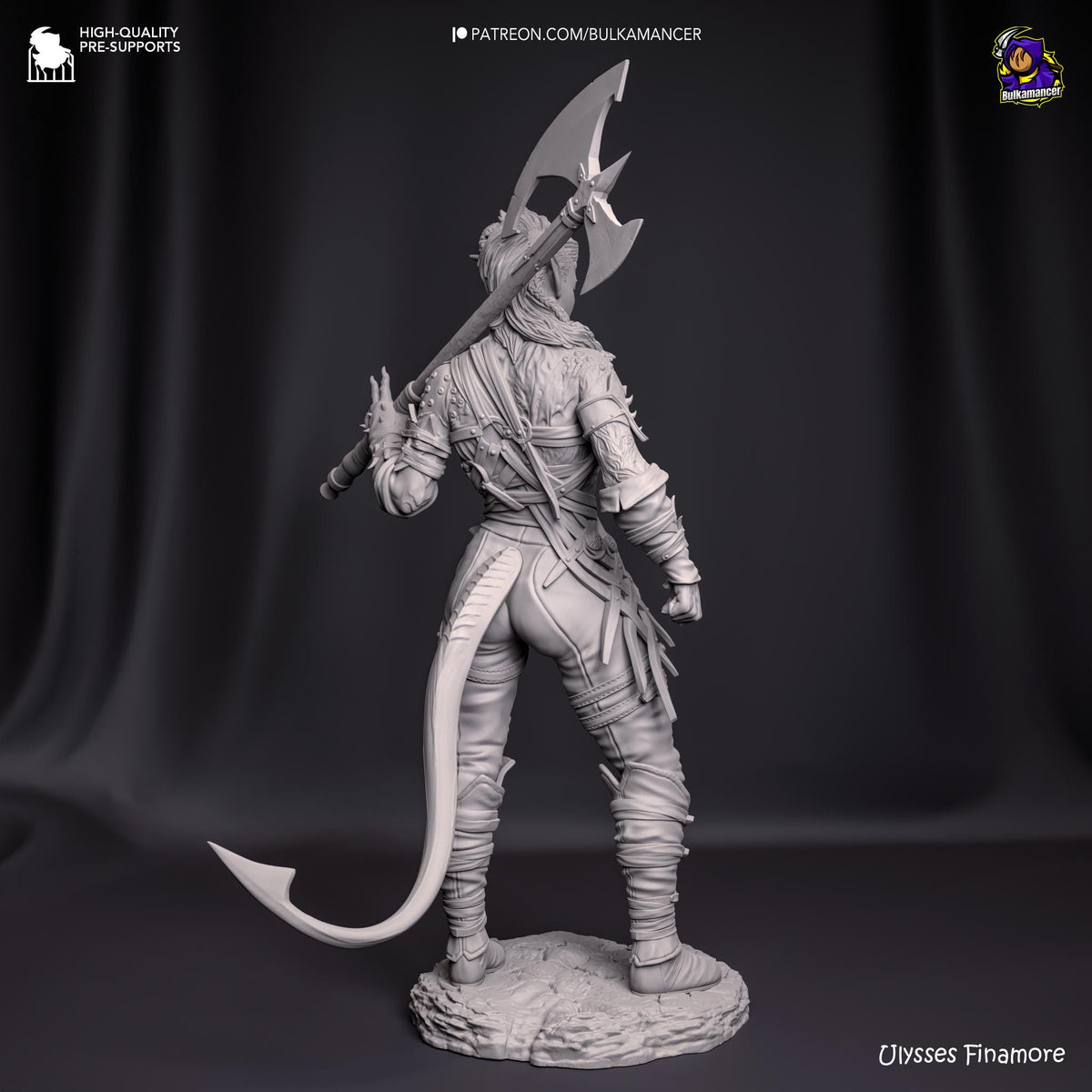 Karlach Figure - Baldur’s Gate 3 - resin miniature view 6