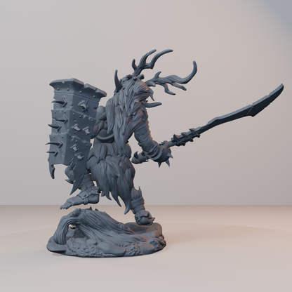 Pokeys Orc Miniatures - Pokeys Pose 03 - back left three-quarter view