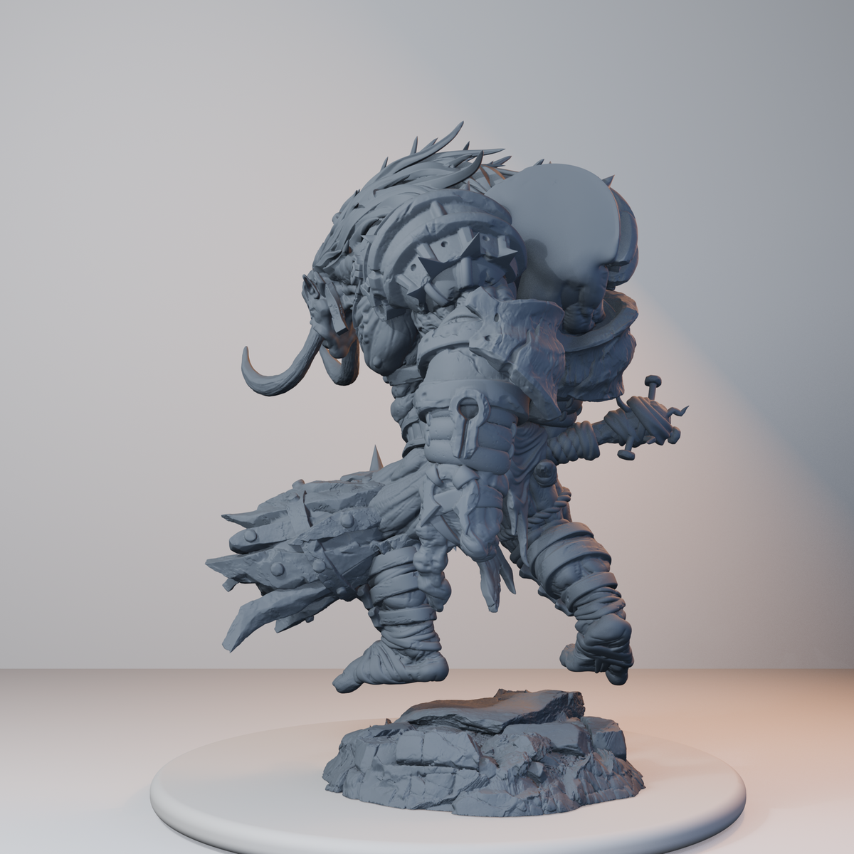 Wildlad Orc Miniatures - Wildlad - back left three-quarter view