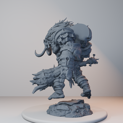 Wildlad Orc Miniatures - Wildlad - back left three-quarter view