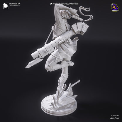 Lady Devil May Cry 3 Figure - resin miniature view 5