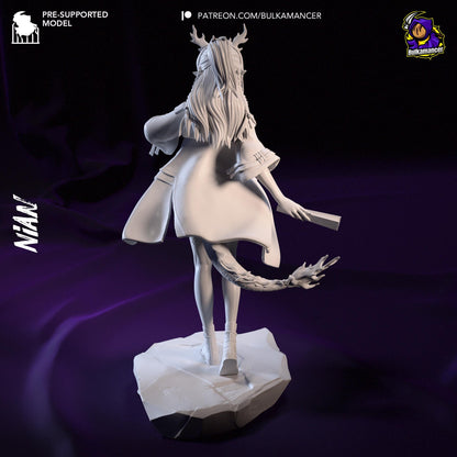 Nian Arknights Figure - 3D printed miniature detail view