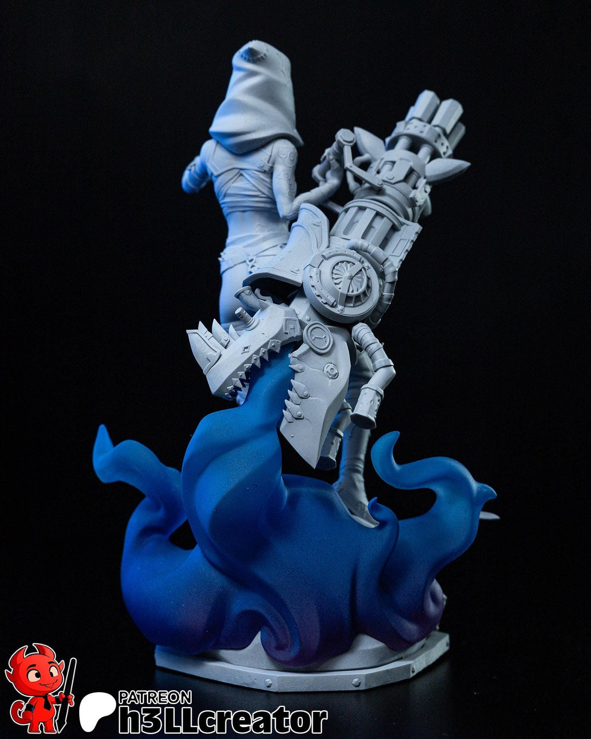 Jinx Figure - Arcane - paintable tabletop miniature product view