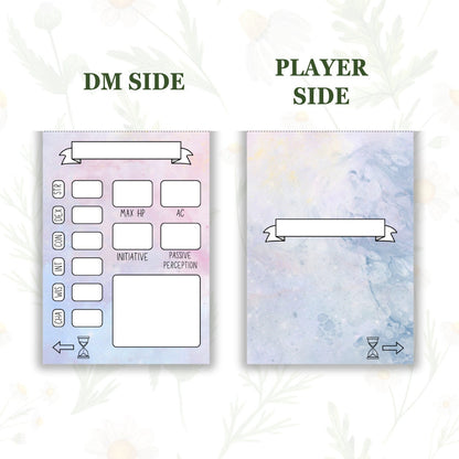 Initiative Tracker - printable tabletop RPG resource preview
