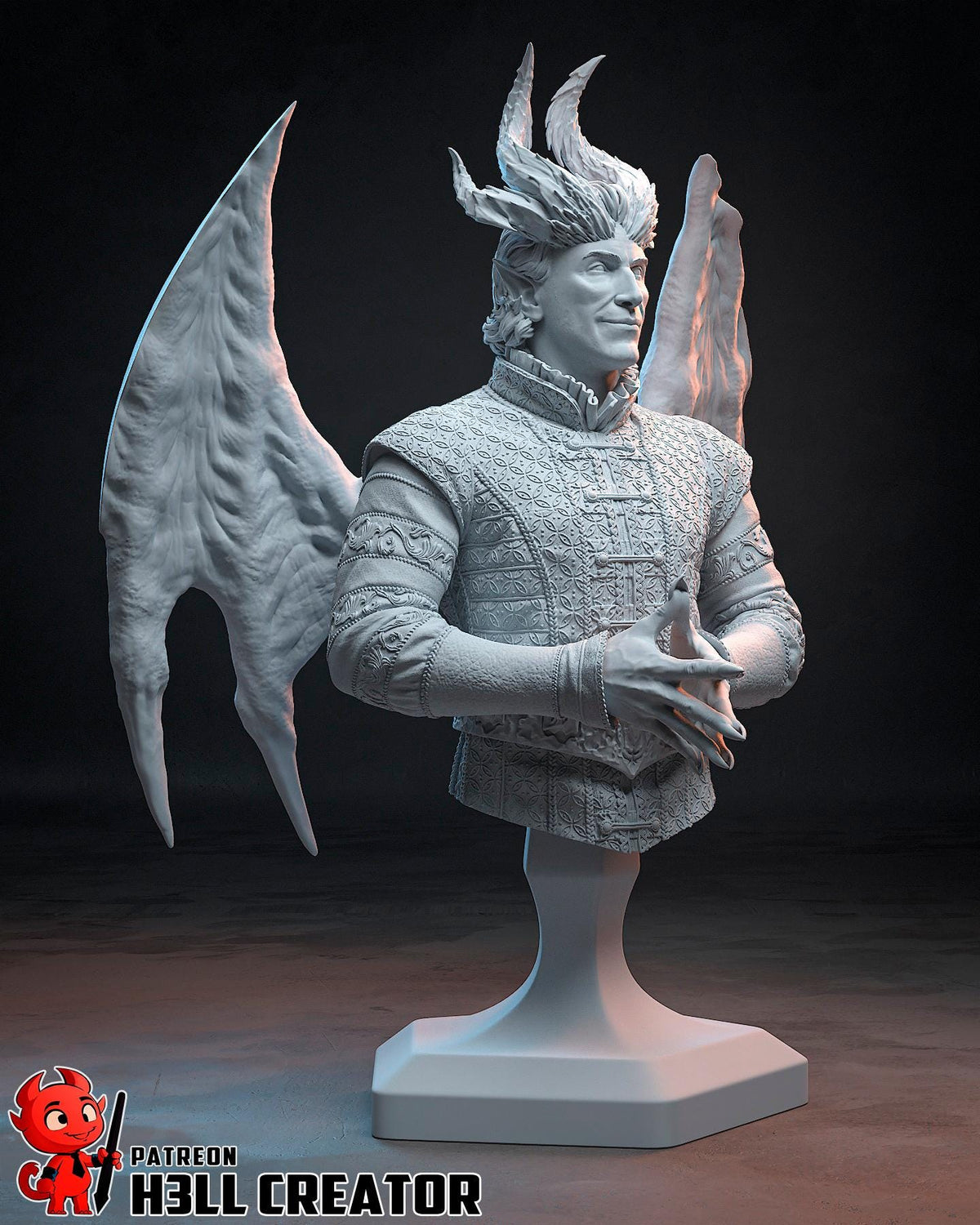 Raphael Bust - Baldur's Gate 3 - resin miniature view 5