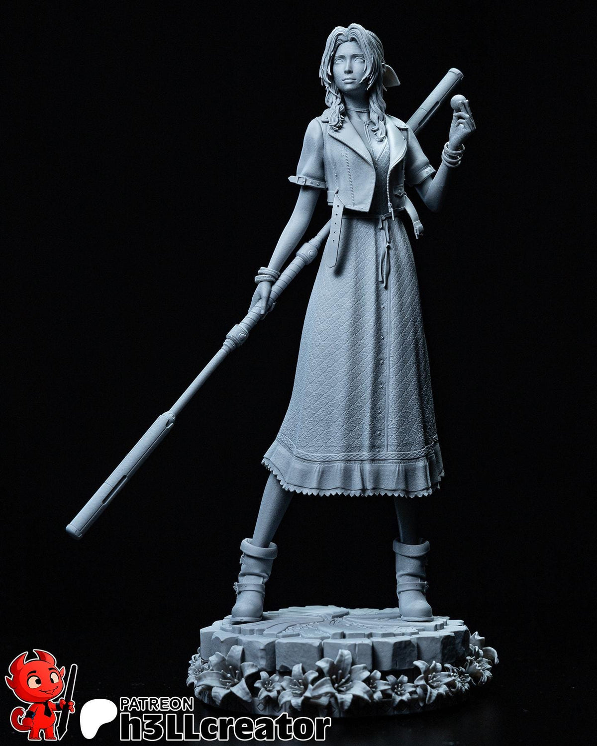 Aerith Figure - Final Fantasy VII - resin miniature view 5