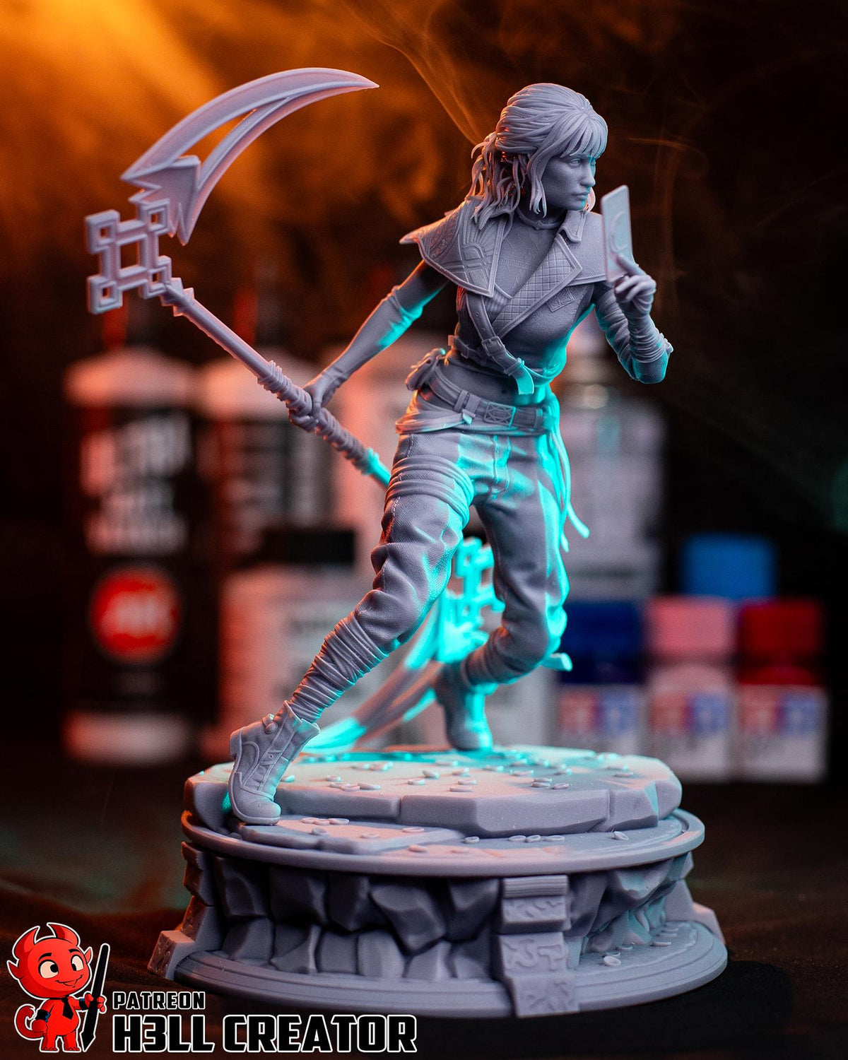 Sciel Figure - Clair Obscur: Expedition 33 - resin tabletop miniature alternate angle