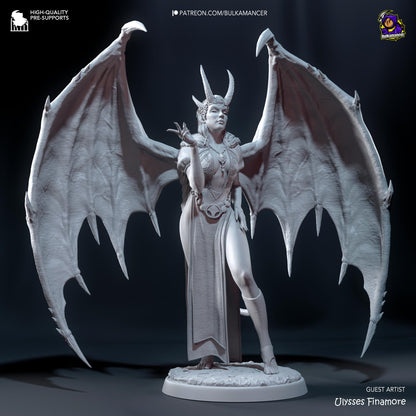 Mizora Figure - Baldur's Gate 3 - 3D printed miniature detail view