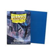 Dragon Shield Wisdom Dual Matte Japanese-size sleeves (60) - official retail packaging