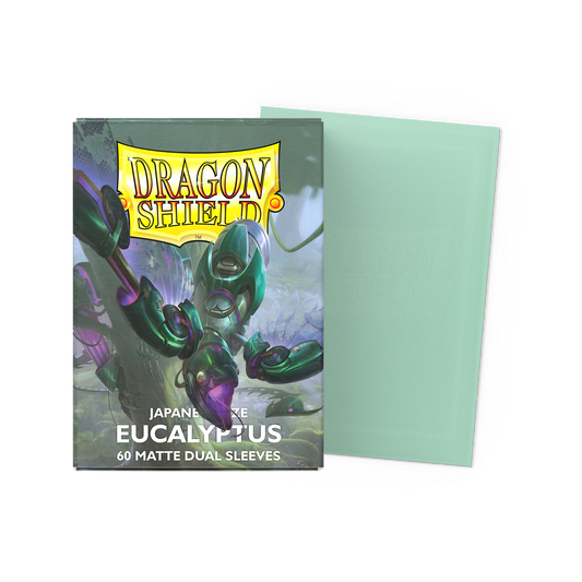 Dragon Shield Eucalyptus Dual Matte Japanese-size sleeves (60) - official retail packaging