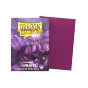 Dragon Shield Wraith Dual Matte Japanese-size sleeves (60) - official retail packaging