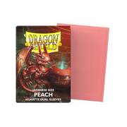 Dragon Shield Peach Dual Matte Japanese-size sleeves (60) - official retail packaging