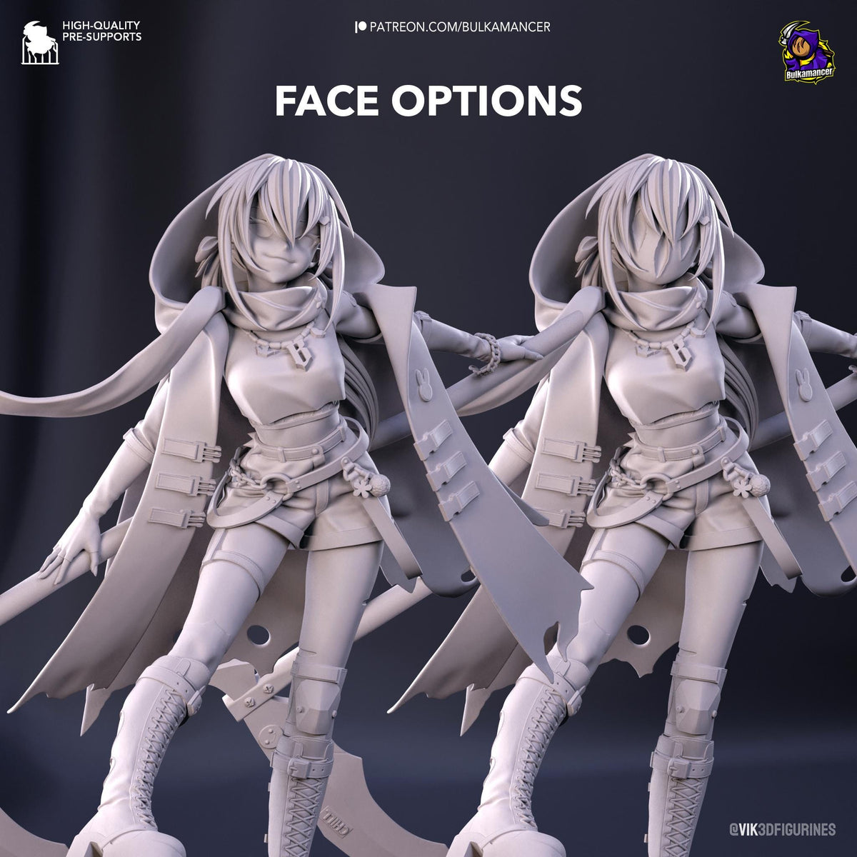 Bulka Crustreaper Unbreadable Figure - paintable tabletop miniature product view