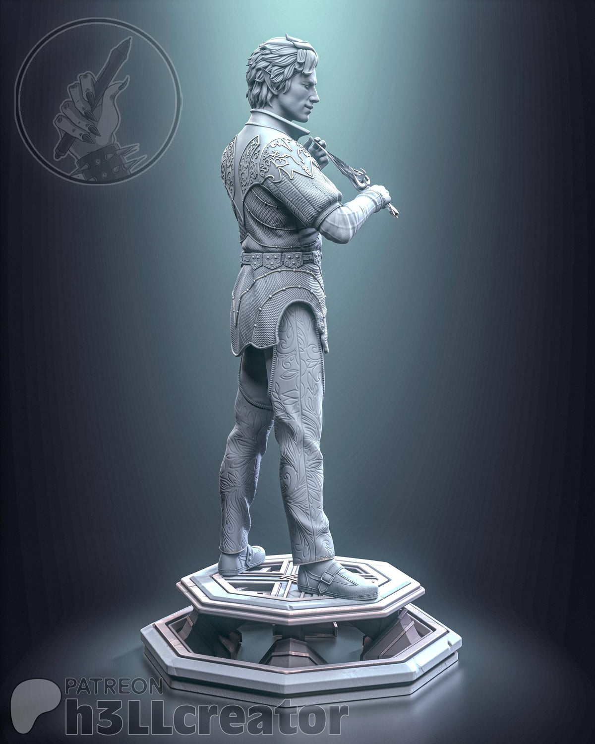 Astarion Figure - Baldur's Gate 3 - resin miniature view 6