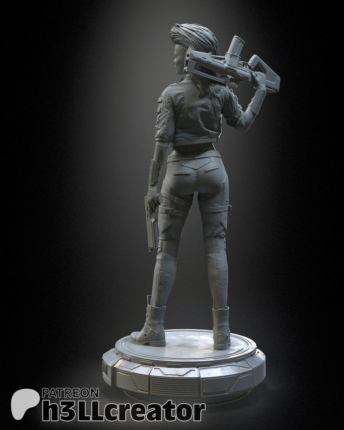 Rogue Amendiares Figure - Cyberpunk 2077 - resin miniature view 7