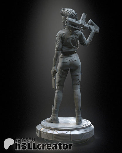 Rogue Amendiares Figure - Cyberpunk 2077 - resin miniature view 7