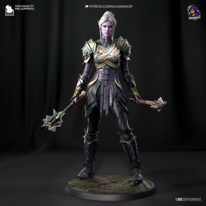 Minthara Figure - Baldur's Gate 3 - resin tabletop miniature front view