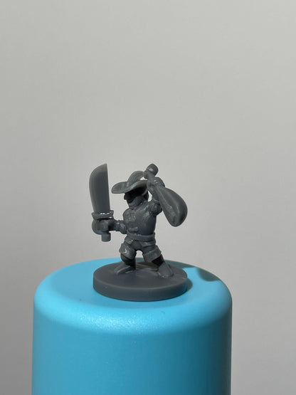 47 Miniature Set - Various Races and Classes - resin miniature view 6