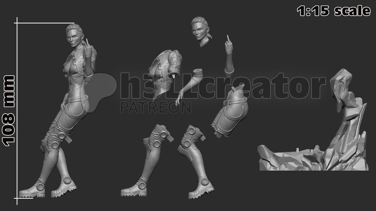 Jack Figure - Mass Effect - resin miniature view 7