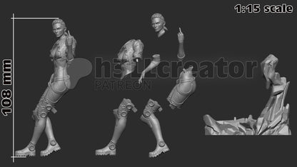 Jack Figure - Mass Effect - resin miniature view 7