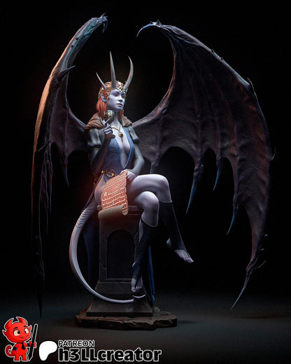 Mizora Figure - Baldur's Gate 3 - resin tabletop miniature alternate angle