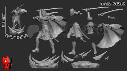 Drizzt Do'Urden Figure - resin miniature view 8